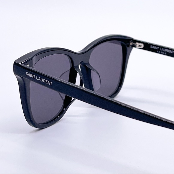 NEW SAINT LAURENT SL587/K 001 CAT EYE SUNGLASSES SAINT LAURENT SL 587K SL 587 - Picture 7 of 10